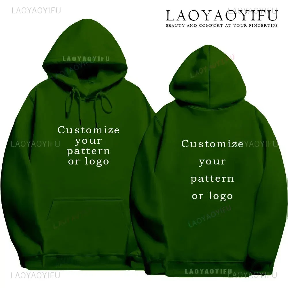 Sweat à capuche personnalisé avec Logo personnalisé, sweat-shirt chauffant et confortable pour étudiant, texte imprimé personnalisé, bricolage, à la mode