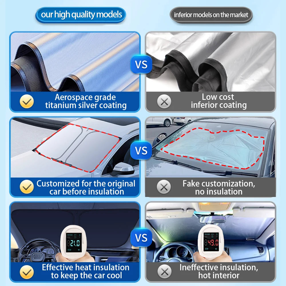 Pare-soleil de pare-brise de voiture pour XPeng Xiaopeng, P5, P7, G9, G3i, Smart 4, anti-UV, accessoires de voiture