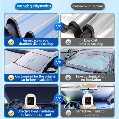 Pare-soleil de pare-brise de voiture pour XPeng Xiaopeng, P5, P7, G9, G3i, Smart 4, anti-UV, accessoires de voiture