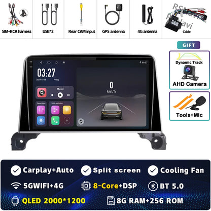 Autoradio Android 15 Carplay pour Peugeot 5008 4008 3008 2017 2018 2019 2020 lecteur vidéo multimédia Navigation GPS stéréo DVD BT