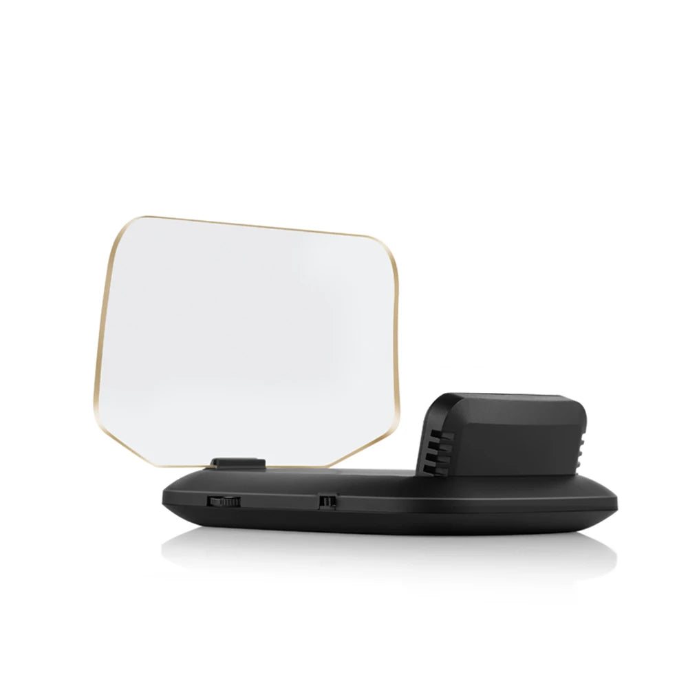 C1 Projection de Navigation de voiture HUD affichage tête haute OBD2 + GPS projecteur de voiture compteur de vitesse/température de l'eau/tension/alarme tr/min