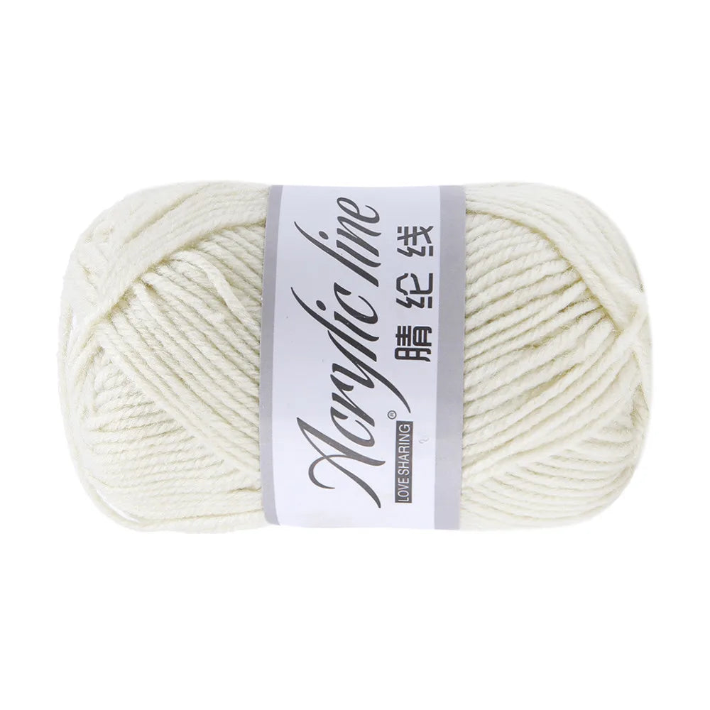 Écharpe en Laine Épaisse Robuste, Fil de Tricot Épais, Chaud, Ménage, Enfants, Chapeau, Optique Douce, Crochet, 50g