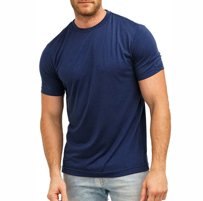 T-Shirt 100% laine mérinos pour hommes, chemises mérinos, Sport, léger, couche de Base, randonnée, maillot de corps doux et respirant