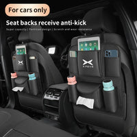 Sac de rangement arrière en cuir pour siège de voiture, anti-usure, coussin anti-rika, accessoires pour XPENG P5 P7 G3 G9 N5 F30 H93 BETA
