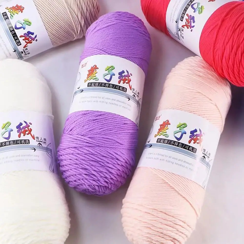 Fil de Laine Ogo Tissé à la Main pour Chandails, Écharpes, Crochet, Beurre, Lait, Fait à la Main, Grill, 200g par Pièce