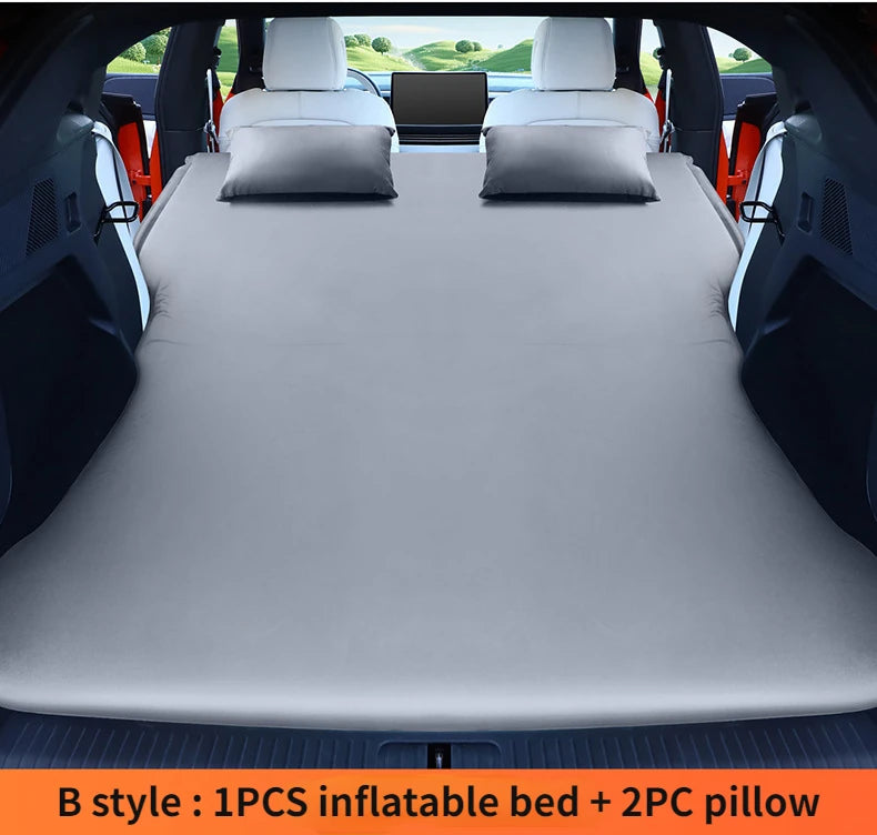 Matelas Gonflable en Tissu Suédé Spécial, Doublure Cargo, Lit de Voyage pour Voiture, Camping en Plein Air, Xpeng G9 G6 G3