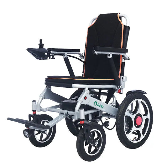 Fauteuil roulant électrique handicapé à double moteur de 500 watts avec tige de contrôleur