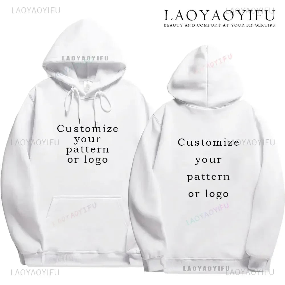 Sweat à capuche personnalisé avec Logo personnalisé, sweat-shirt chauffant et confortable pour étudiant, texte imprimé personnalisé, bricolage, à la mode