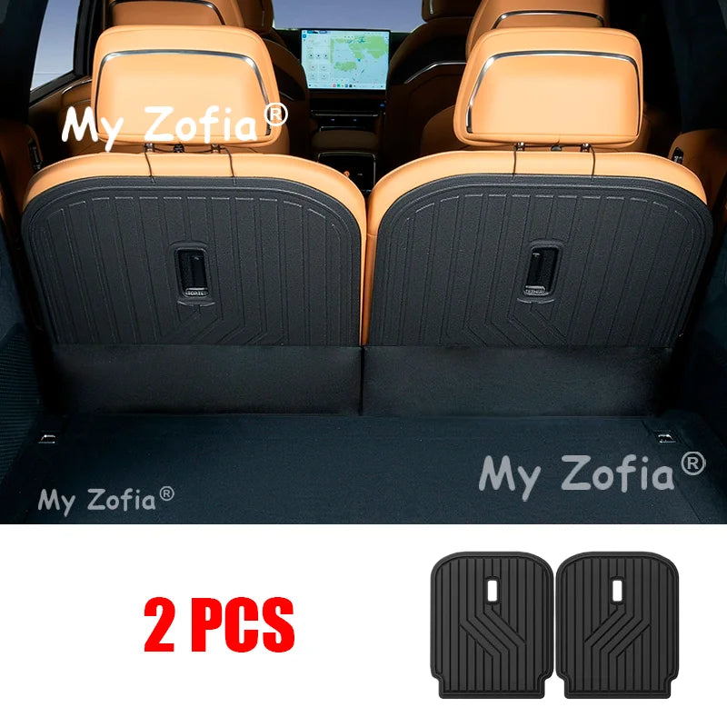 Pour Zeekr 9X 2025 2026 tapis de sol de voiture tapis de coffre TPE tapis de sol et doublure de chargement tous temps tapis de coffre accessoires de revêtement de sol