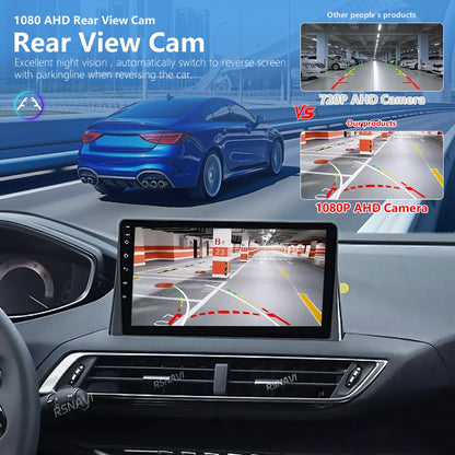 Android 15 Carplay Auto 2K écran autoradio multimédia lecteur vidéo pour Peugeot 5008 4008 3008 2017 - 2020 2din Autoradio stéréo