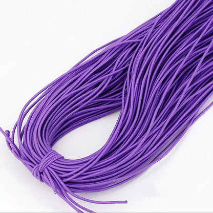 Bande élastique 1.0/ 1.2/ 1.5/ 2.0/ 2.5mm, fil élastique, perles faites à la main pour la fabrication de bijoux, accessoires de couture, bricolage