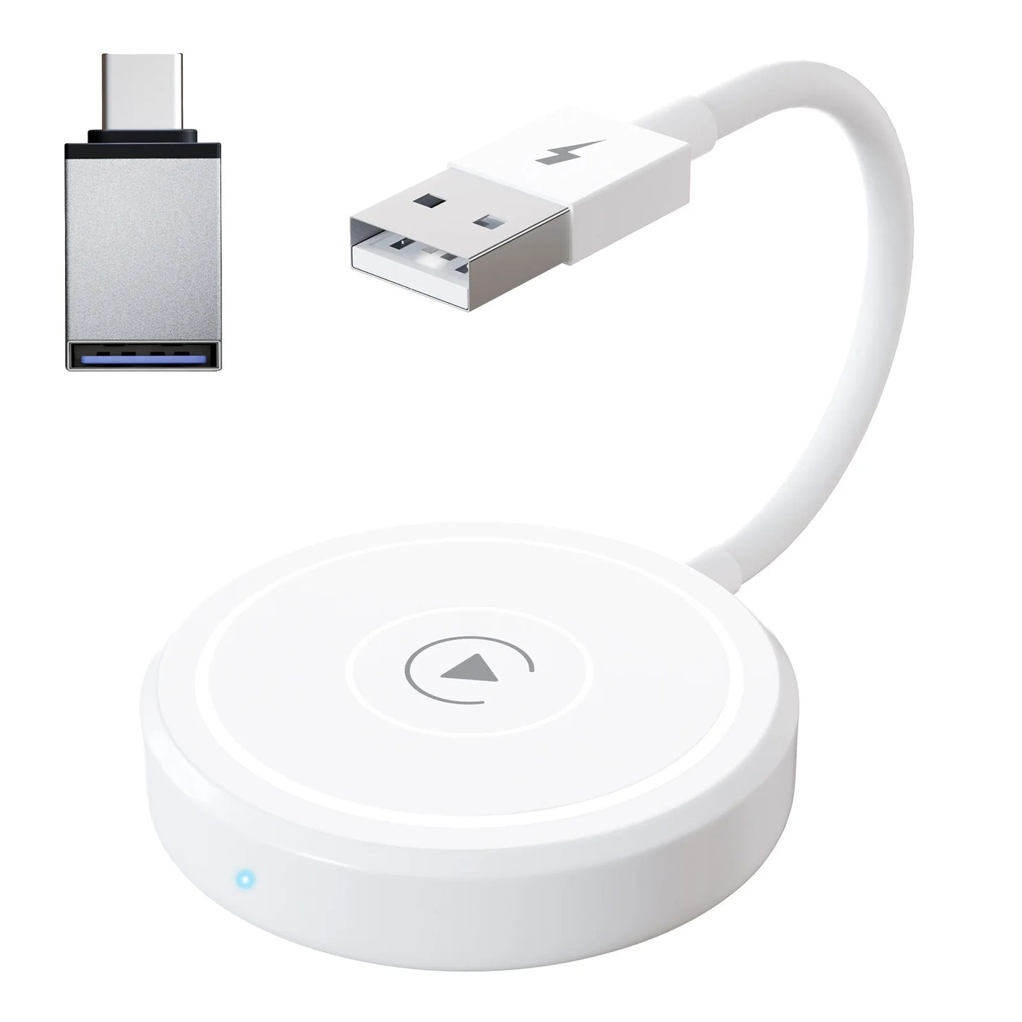Adaptateur CarPlay sans fil IOS ou Android Auto sans fil 5G WiFi type-c USB Plug Play CarPlay sans fil