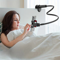 Pince de téléphone portable à col de cygne, bras long flexible, prêt Tatparesseux avec poignée, frais généraux en direct