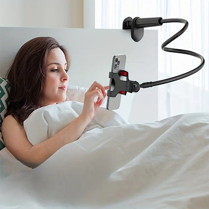 Pince de téléphone portable à col de cygne, bras long flexible, prêt Tatparesseux avec poignée, frais généraux en direct
