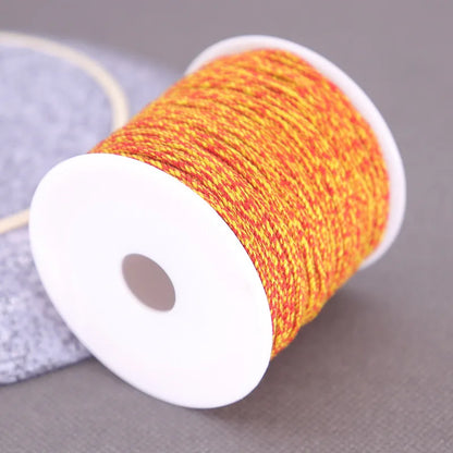 Corde de coton pour macramé, ficelle, ficelle, fil, artisanat, couture, tentures murales faites à la main, bohème, fête de mariage, décoration d'intérieur, 1.2mm, 37m