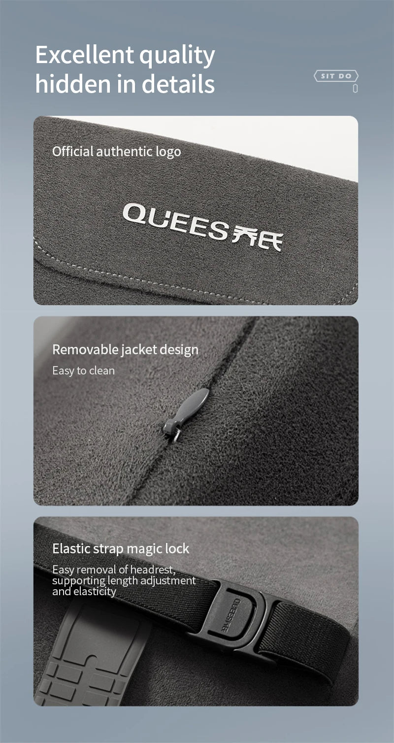 LIVICHEPIN appui-tête de voiture Protection de la taille coussin de dossier de siège de voiture coussin lombaire automatique soutien de la taille coussin de taille intégré