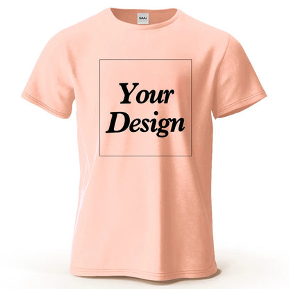 T-shirt personnalisé t-shirt personnalisé t-shirt personnalisé bricolage imprimer votre photo marque Logo texte hommes femmes 100% coton cadeau Premium