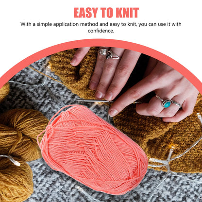 Kit de fils de coton au Crochet, 6 rouleaux, fil de coton Flexible, matériel de couture domestique pour coussins de canapé, bricolage