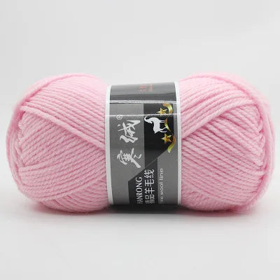 خيوط صوف سميكة وناعمة، 100 جرام/كرة، خيوط صوف كروشيه، خيوط كشمير محبوكة يدويًا للحياكة، خيوط سويتر JK487