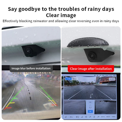 Caméra arrière de recul pour voiture, housse de pluie ABS, anti-pluie, pour caméra de recul, pare-pluie, bouclier étanche, accessoire extérieur de voiture