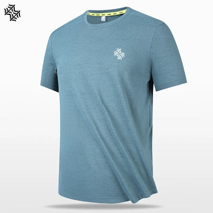 SBWL-T-shirt à séchage rapide pour homme, chemise de protection respirante, soie glacée, randonnée en plein air, course à pied, perte de poids, fitness, sport, haute qualité
