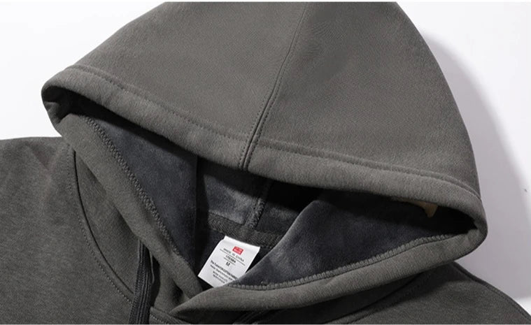 Sweat-shirt à capuche pour hommes, personnalisé avec votre Logo de marque, en coton lourd de haute qualité, pour bricolage, vêtements d'équipe, automne et hiver