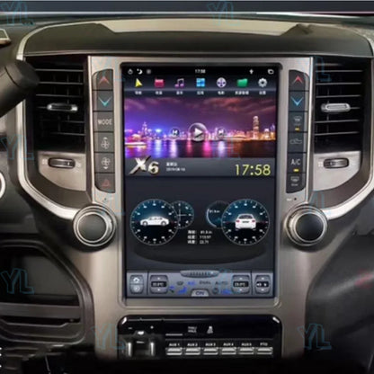 YANFU pour Dodge Ram 2019- 2023 autoradio GPS Carplay voiture multimédia vidéo Android 13.0 Navi unité principale 4G WIFI groupe numérique