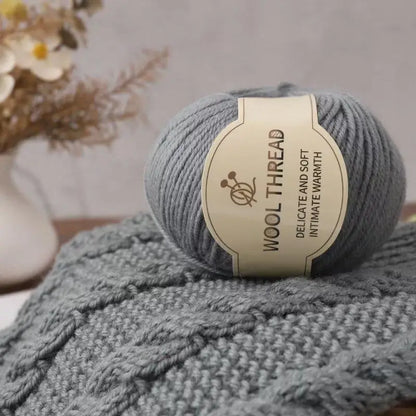 500g 290 Fil de laine d'alpaga peigné moyennement grossier, kit de matériel de tricot fait à la main chaud et à la mode pour l'automne et l'hiver, plusieurs couleurs de boules de fil pour fabriquer des pulls, des foulards