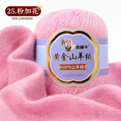 Fil de laine 100 cachemire pour optique moyenne ogo, écharpe, chaussettes, glafraîchement, chaud, 3 plis, crochet, doux pour la peau, 100% g/ensemble
