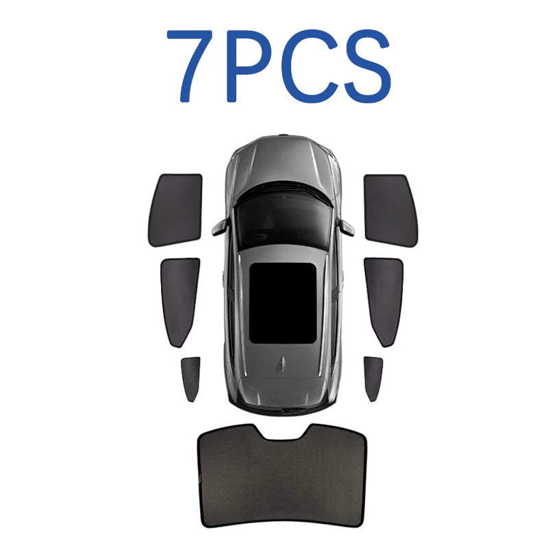 Pare-soleil de voiture pour BYD Sealion 7 Sealion 07 EV 2024 2025 2026 2027, coussin Anti-UV, rideau de fenêtre, pare-soleil, couverture d'accessoires automobiles