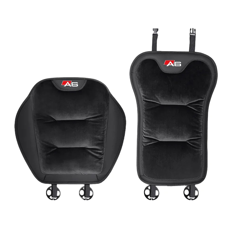 Housse de siège de voiture en flanelle pour Audi A6, coussin de siège avant/arrière en peluche chaud d'hiver, coussin de Protection de chaise, accessoires d'intérieur automobile