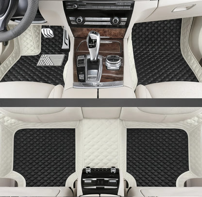 Tapis de sol de voiture personnalisés adaptés à la BMW X5 5 sièges véhicule électrique 2017-2019 tapis de pied en cuir automatique tapis