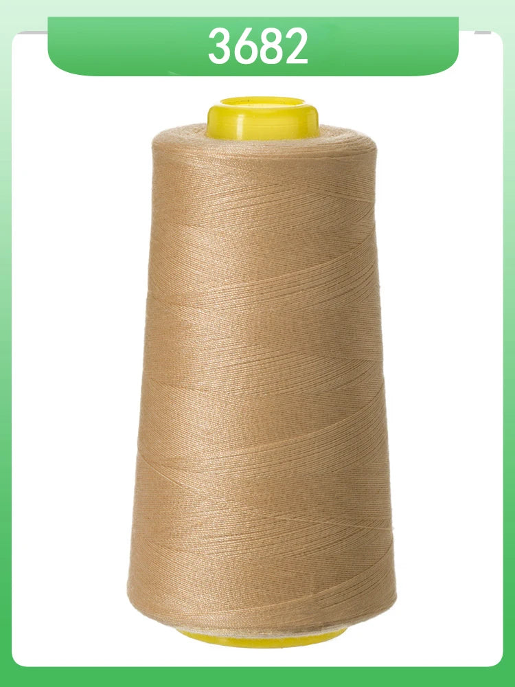 Fil à coudre ultra-fin 602-fil en polyester semblable à la soie à grande vitesse 60s/2 5000m, pour machine à broder et travaux d'aiguille délicats