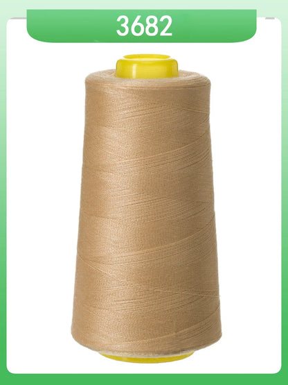 Fil à coudre ultra-fin 602-fil en polyester semblable à la soie à grande vitesse 60s/2 5000m, pour machine à broder et travaux d'aiguille délicats