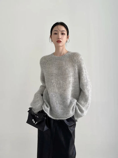 Fil Mohair tricoté à la main, 25g, 1 pièce, ligne de laine chaude au Crochet, pull shwal, écharpe