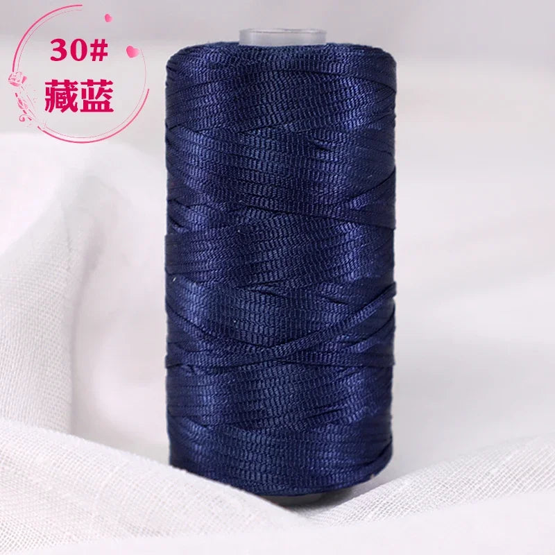 Fil de Crochet d'été en Satin, 100g/bobine, sangle conçue, fil fantaisie mélangé pour bricolage, chapeau, sac à main, pull, chapeau, 1 pièce