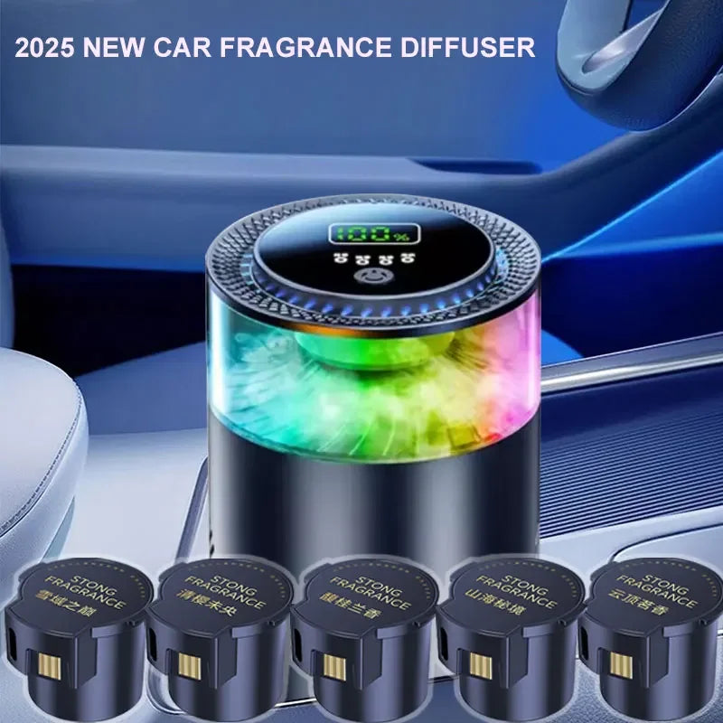 Désodorisant aromatique pour voiture, diffuseur de véhicule créatif, lumière ambiante, brume de nuage, parfum, arôme de voiture électrique, bon odeur, cadeau pour la maison