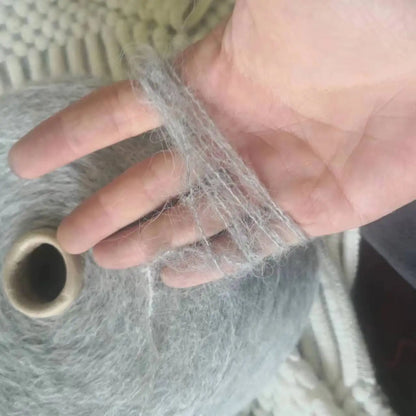 Laine tricotée à la main en forme de lapin Super douce, fil Mohair au Crochet chaud, acrylique, anti-boulochage, pour pull, écharpe, haute qualité, 500g, 1 pièce