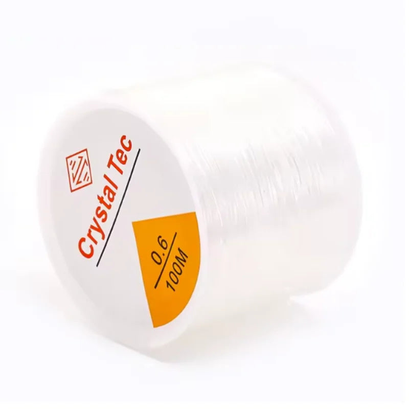 Fil élastique 100 m/rouleau, 2 pièces, fil de Bracelet à la mode pour Bracelet à main, fil de perles à rebond élevé pour la couture
