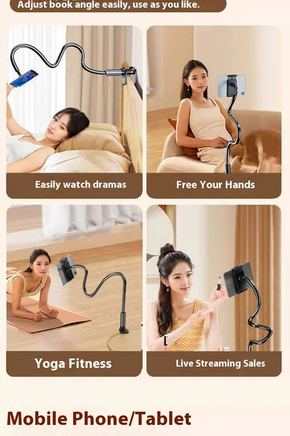 Support de téléphone universel réglable pour lit, support de tablette, montage sur lit, enregistrement vidéo, Streaming en direct, mains libres, regarder des films