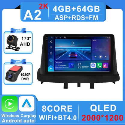Android 16 pour Renault Megane 3 Fluence Samsung SM3 2008 - 2017 lecteur multimédia DSP CarPlay GPS autoradio