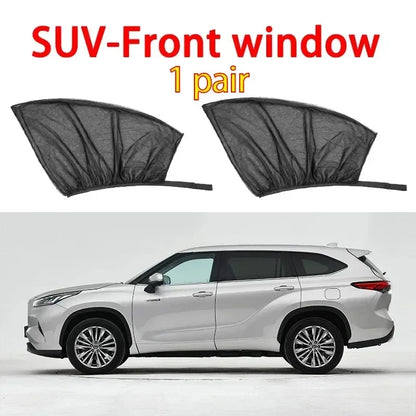 Pare-soleil anti-moustiques pour voiture, isolation thermique, anti-moustiques, maille de fenêtre de voiture, rideau latéral, accessoires de moustiquaire privée