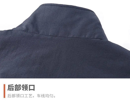 Gilet en polaire d'extérieur pour hommes, pull en polaire brossé, veste épaisse, vêtements Double face, automne et hiver 2025