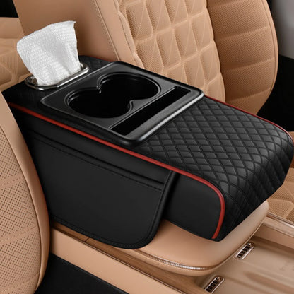 Coussin d'extension multifonctionnel pour accoudoir de voiture, coussin de console centrale épaissi de 7,5 cm, support de coude, organisateur de voiture
