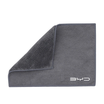 Serviette de voiture en microfibre, chiffon de nettoyage Super absorbant pour BYD Tang F3 E6 Atto3 Yuan Plus Song Max F0 G3 I3 Ea1 Dmi 2din S7