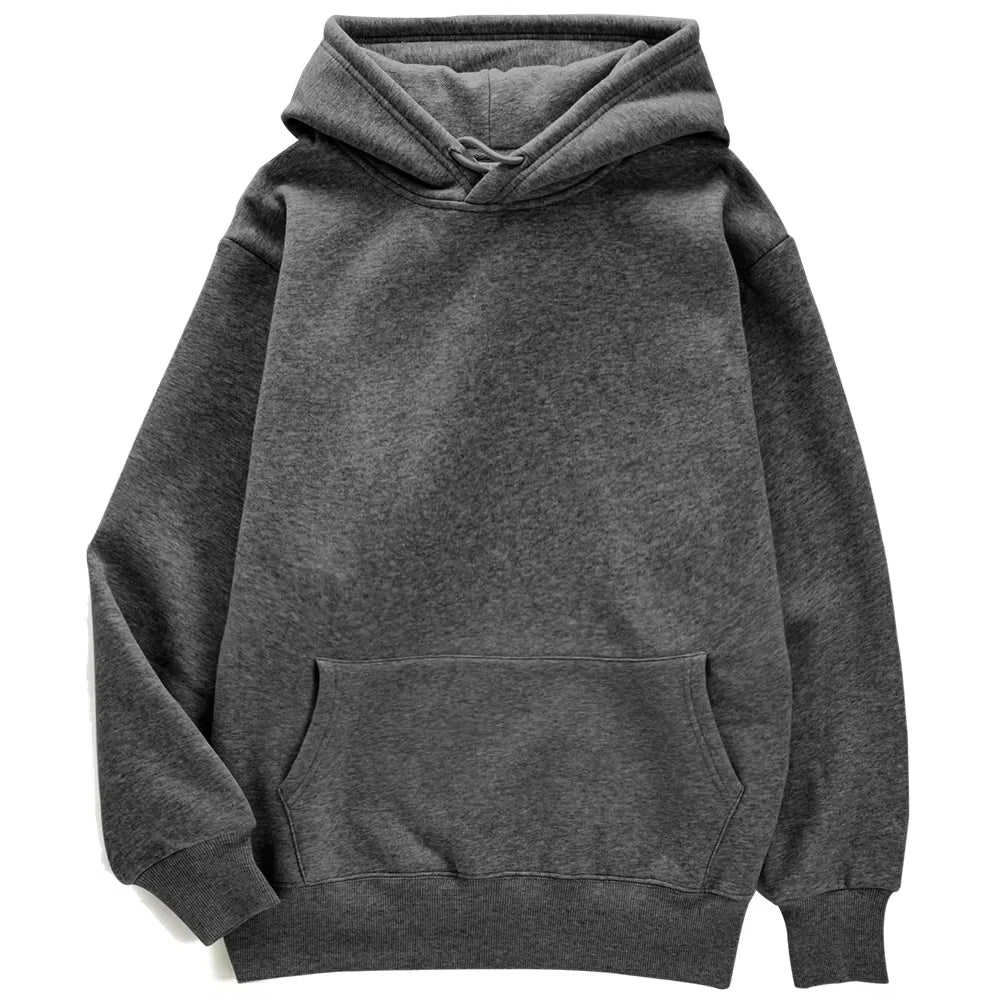 2025 nouveautés haute qualité pur coton hommes et femmes sport mode nouveau plaine quatre saisons porter pull à capuche décontracté