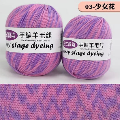 Fil de laine mélangé au Crochet de qualité supérieure, pour pull, écharpe, fil épais, 4 plis, 3 pièces x 100g = 300 grammes