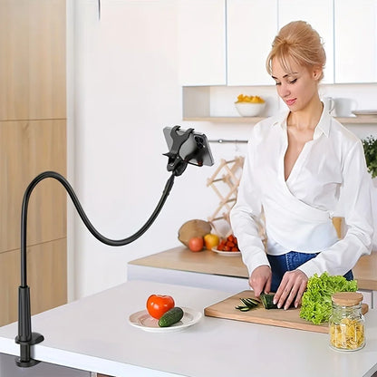 Pince de téléphone portable à col de cygne, bras long flexible, prêt Tatparesseux avec poignée, frais généraux en direct