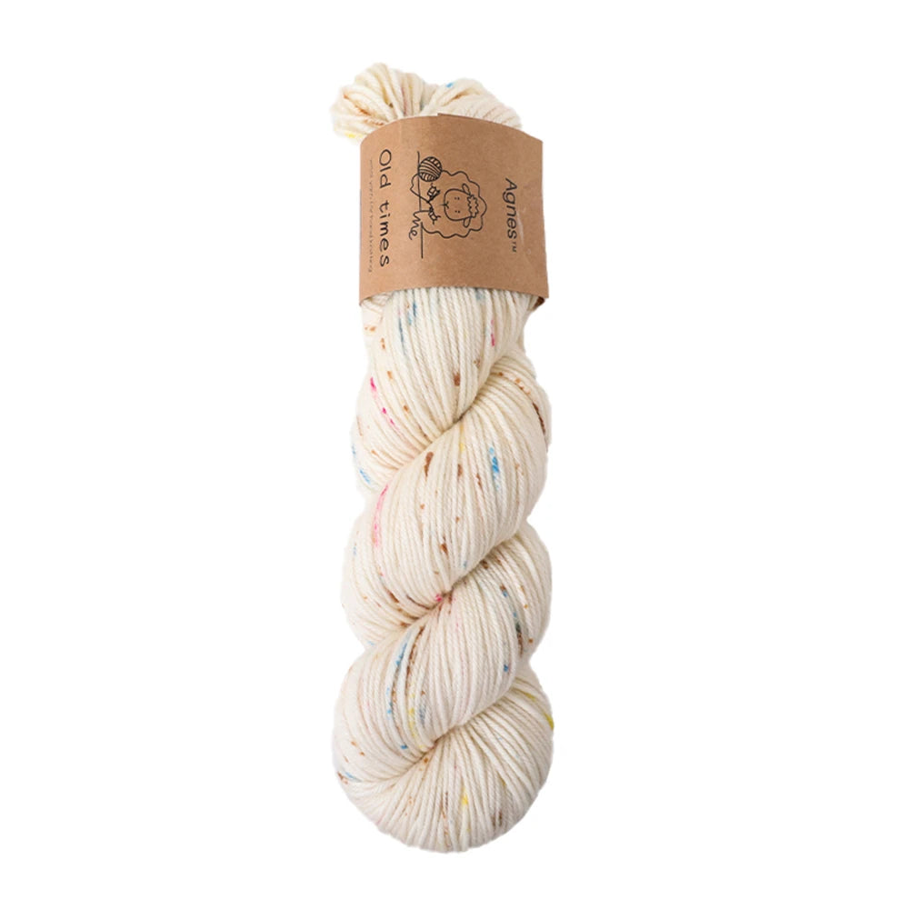 Fil de laine mérinos, tricot au Crochet, doux, teint à la main, chapeau DK tissé, fil arc-en-ciel pour bébé, 100g/écheveau