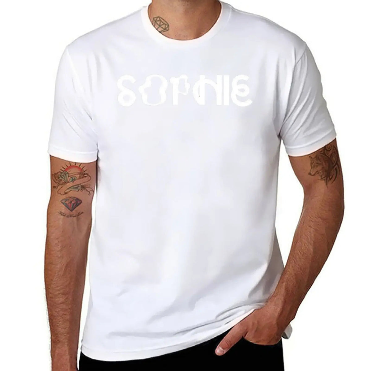 SOPHIE msmsmsm-تي شيرت برقبة دائرية للرجال، ملابس هيب هوب للأولاد، منسوجات قطنية، جديد